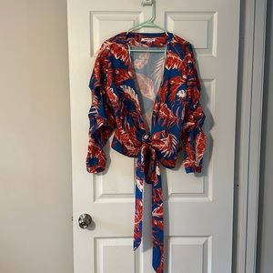 Tropical Wrap Shirt